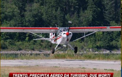 Trento, precipita aereo da turismo: due morti