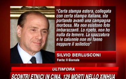 Foto Villa Certosa, Berlusconi: stampa estera morbosa