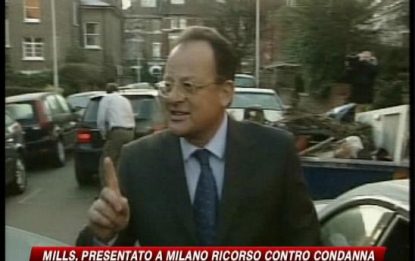 Mills, presentato a Milano ricorso contro condanna