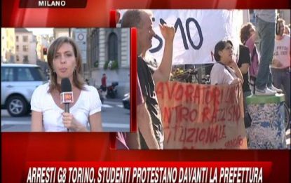 Arresti G8 università, studenti protestano a Milano