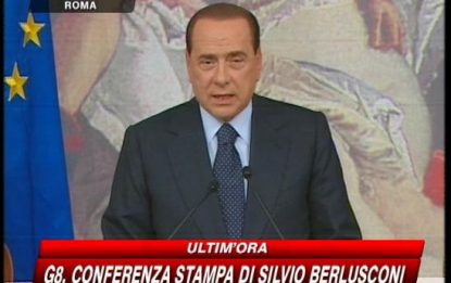 Berlusconi: ho gradimento record, il resto calunnie
