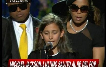 Michael Jackson, le lacrime della figlia