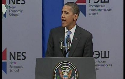 Obama a Putin: mai più antagonismi, voglio Russia forte