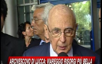 Viareggio, Napolitano: fare chiarezza su responsabilità