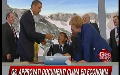G8, approvate dichiarazioni su economia e clima