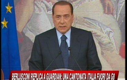 Italia fuori dal G8? Berlusconi al Guardian: Cantonata