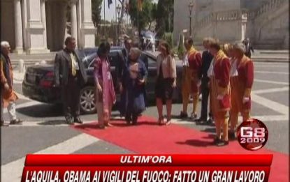G8, le First lady in visita a Roma