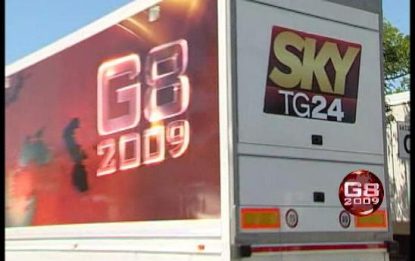 Copertura totale di SKY TG24 per il G8 dell'Aquila