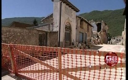 Non solo G8, a L'Aquila la ricostruzione continua