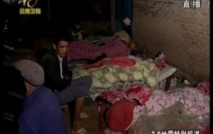 Terremoto in Cina: un morto