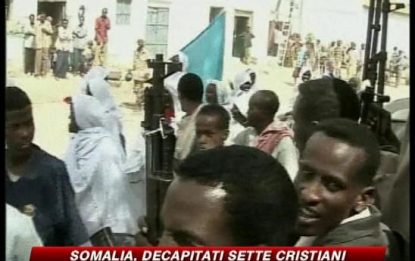 Somalia, sette cristiani decapitati