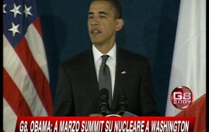 G8, Obama e Berlusconi all'Iran: niente nucleare