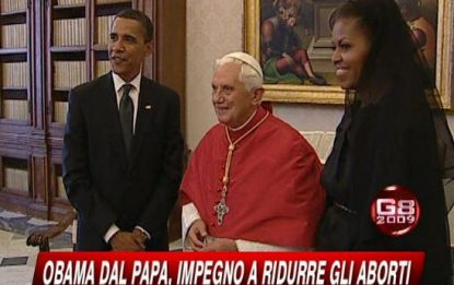 Per la prima volta Barack Obama incontra il Papa