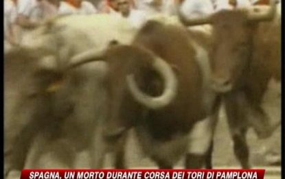 Corse dei tori a San Firmino: un morto