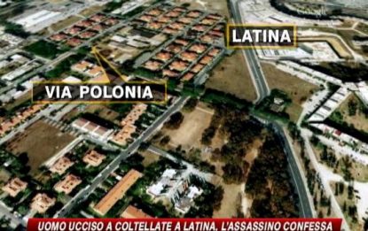 Uomo ucciso a coltellate a Latina: l'assassino confessa