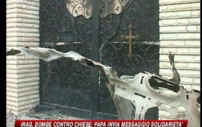 Bomba sulla chiese in Iraq. La solidarietà del Papa