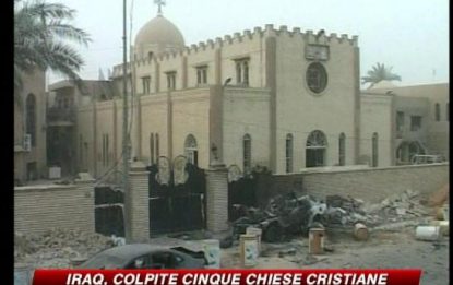 Iraq, colpite cinque chiese cristiane: 4 morti