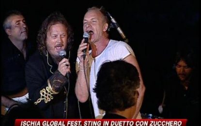 Sting, Bocelli, Lewis e Zucchero all'Ischia Global fest