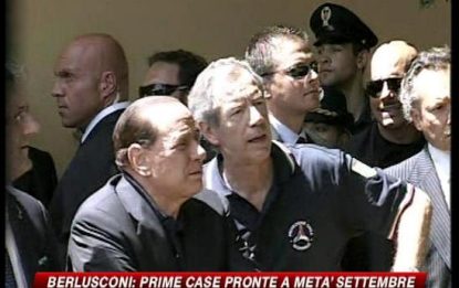 Abruzzo, Berlusconi: "Abbiamo battuto tutti i record"