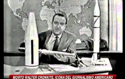 Addio a Walter Cronkite, leggenda del giornalismo Usa
