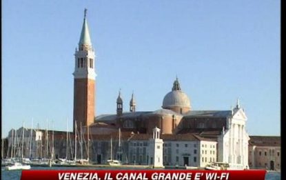 Venezia, il Canal Grande diventa wi-fi