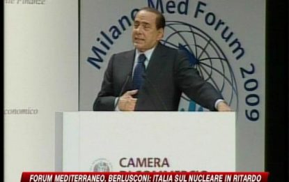 Berlusconi: rafforzare rapporto con paesi Mediterraneo