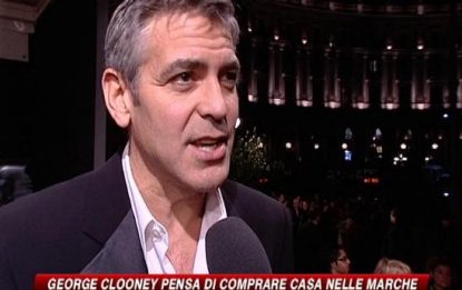 Clooney cerca casa (e donna?) nelle Marche
