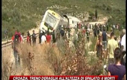 Croazia, deraglia un treno: sei morti