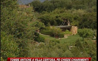 Tombe antiche a Villa Certosa, il Pd chiede chiarimenti