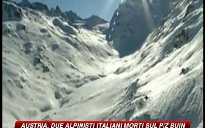 Austria, 2 alpinisti italiani morti sul Piz Buin