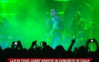 Roma, Lenny Kravitz infiamma il Palalottomatica