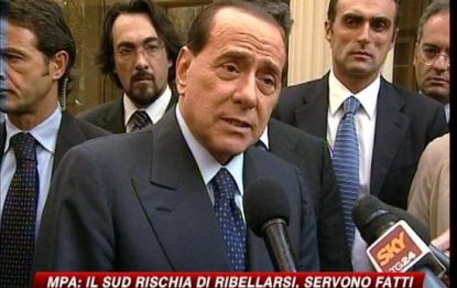 Sud, Lombardo: ok il piano Berlusconi ma servono fatti