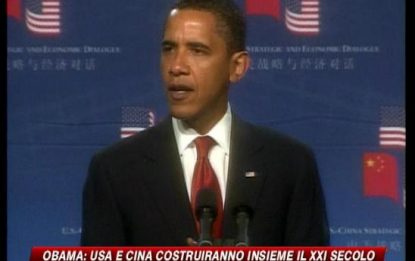 Usa-Cina, Obama: la relazione più importante del secolo