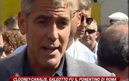 George Clooney ed Elisabetta Canalis: è amore