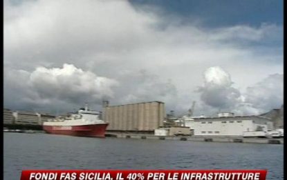 Fondi Fas per la Sicilia, 43% per le infrastrutture