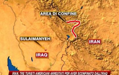 Iran, 3 turisti Usa sconfinano dall'Iraq: arrestati