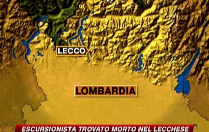 Escursionista trovato morto nel Lecchese