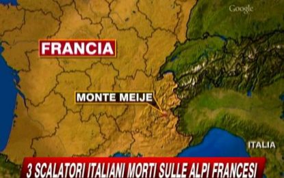 Tre italiani morti scalando le Alpi francesi
