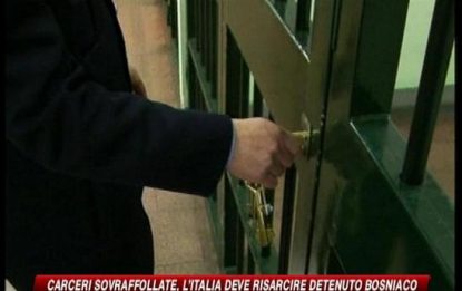 Carceri sovraffollate, Italia deve risarcire detenuto
