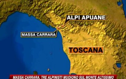Nuova tragedia in montagna: 3 alpinisti morti sulle Apuane