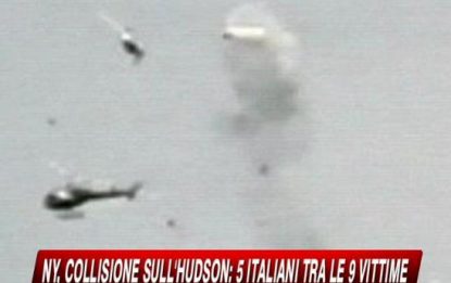 NY, scontro in volo sull'Hudson: 9 morti, 5 sono italiani