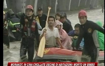 Morakot colpisce Taiwan, decine di vittime