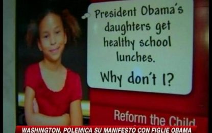 Pubblicità cita le figlie, Obama: via quei manifesti