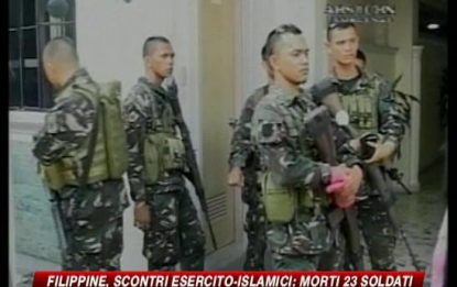 Filippine, scontri esercito-islamici: morti 23 soldati
