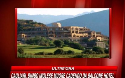 Sardegna, bimbo inglese muore cadendo da balcone hotel