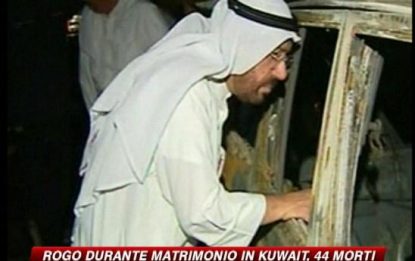 Kuwait, incendio a un matrimonio: 41 vittime