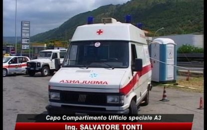Volontaria dell'Anas aggredita sulla Salerno-Reggio
