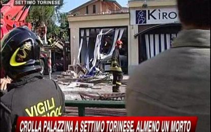 Torino, esplode una palazzina: un morto