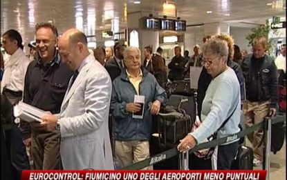 Fiumicino: aeroporto da "record" per ritardi