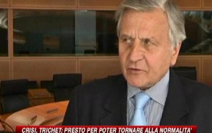 Crisi economica, Trichet smorza l'ottimismo